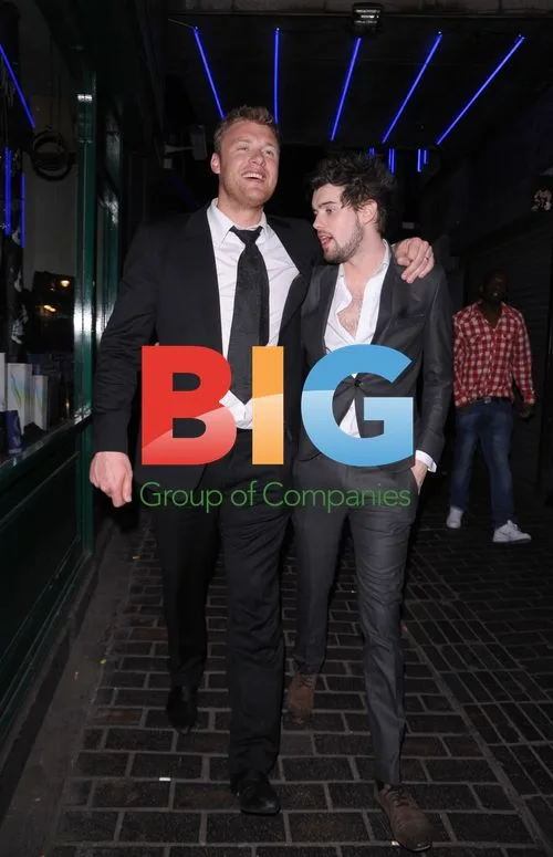 Freddie Flintoff and Jack Whitehall in Soho