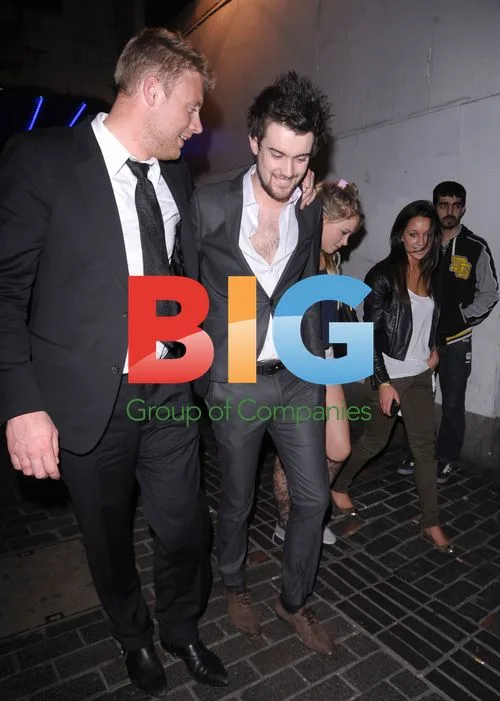 Freddie Flintoff and Jack Whitehall in Soho