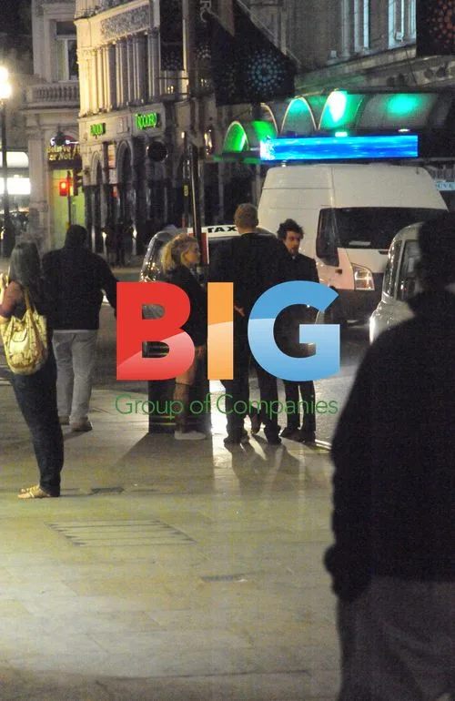 Freddie Flintoff and Jack Whitehall in Soho