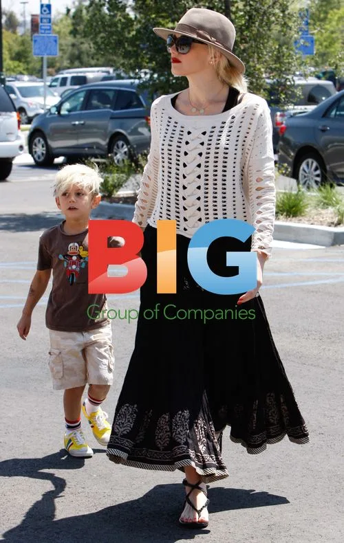 Gwen Stefani and Family at LA Zoo