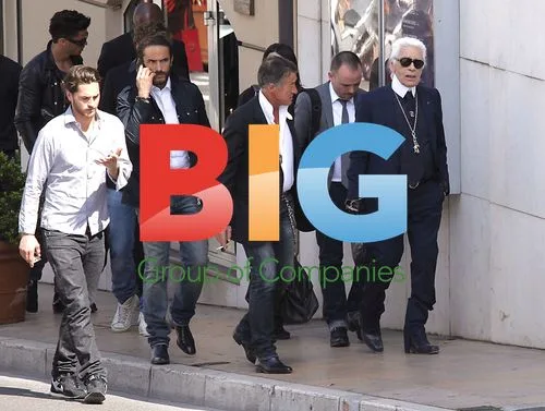 Karl Lagerfeld and Baptiste Giabiconi Lunch in Monaco