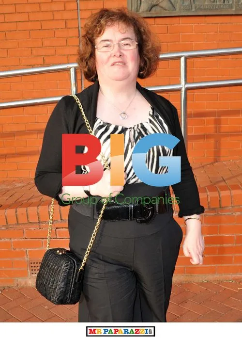 Susan Boyle and Family at Celtic Park