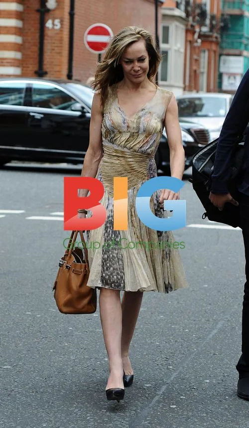 Tara Palmer-Tomkinson Leaving Salon