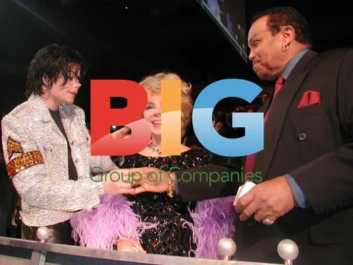Elizabeth Taylor, Michael Jackson and Joseph Jackson