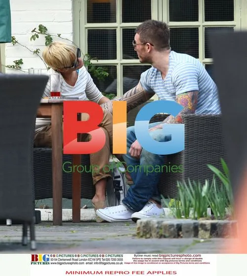 Kerry Katona and Dan Foden spotted at pub