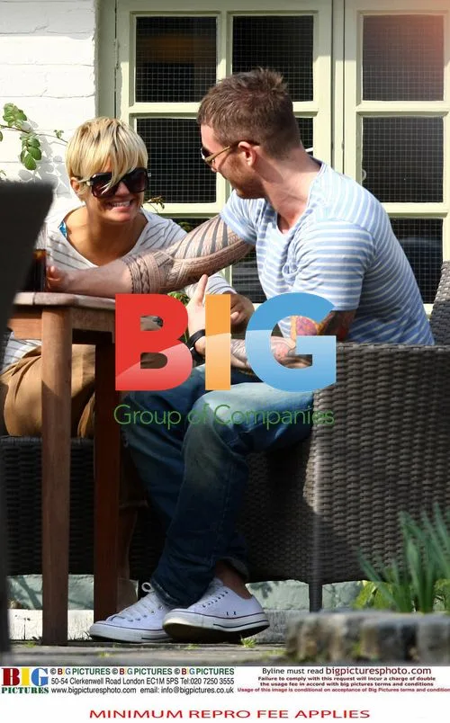 Kerry Katona and Boyfriend Dan Foden at Pub
