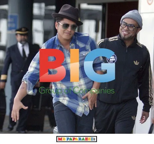 Bruno Mars at Perth Airport