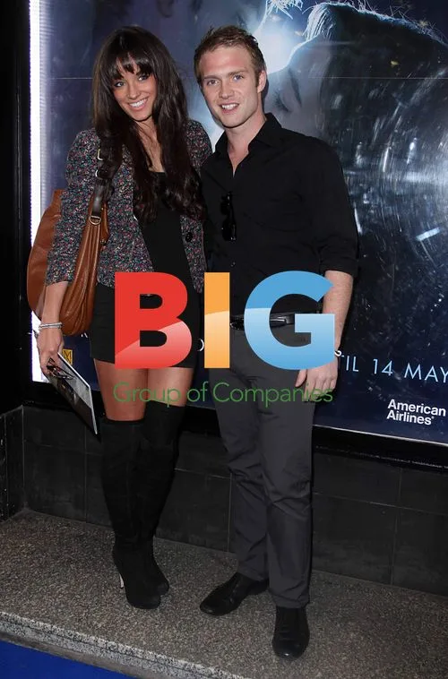 Chris Fountain and Girlfriend at Ghost the Musical Premiere