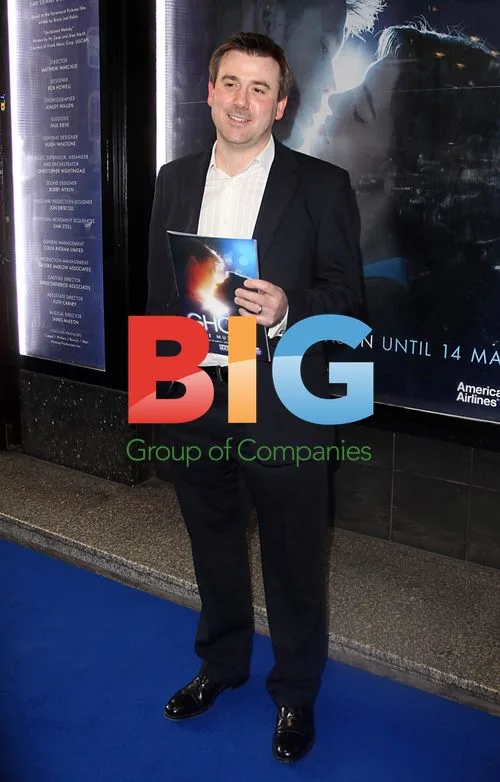 Graham Hawley at Ghost the Musical Premiere