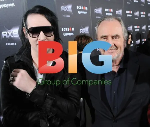 Marilyn Manson and Wes Craven at 'Scream 4' Premiere