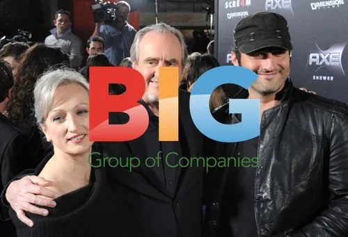 Wes Craven, Lya Labunka and Robert Rodriguez at "Scream 4" Premiere