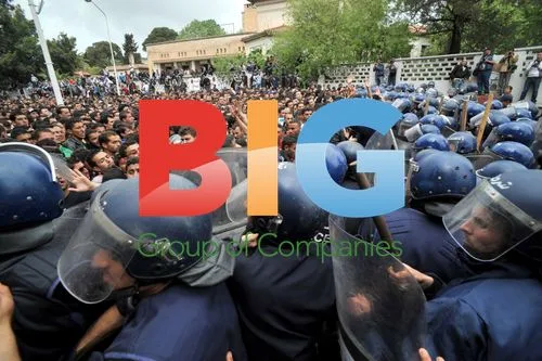 Algerian Students Clash with Police