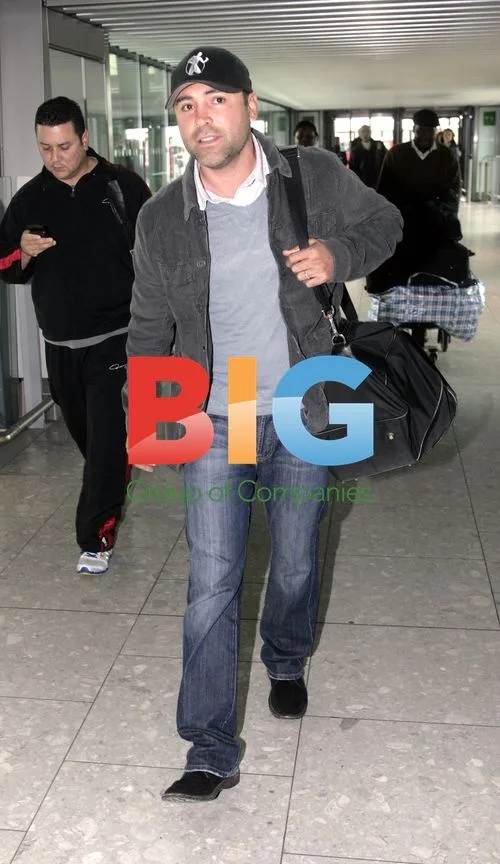 Oscar De La Hoya Arrives for Fight