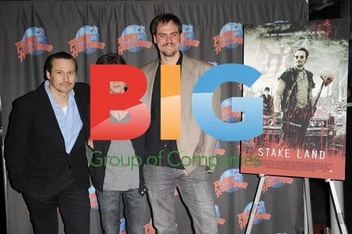 Nick Damici, Connor Paolo & Jim Mickle at Planet Hollywood