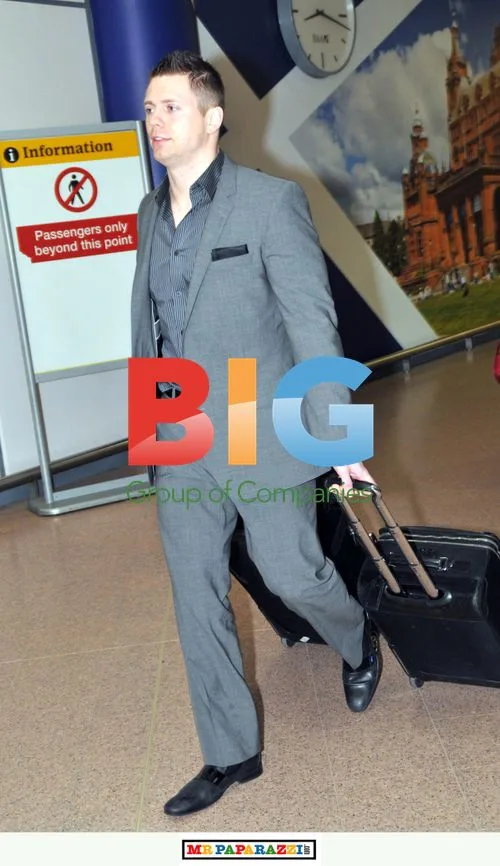 WWE Wrestlers Arrive at Glasgow Airport