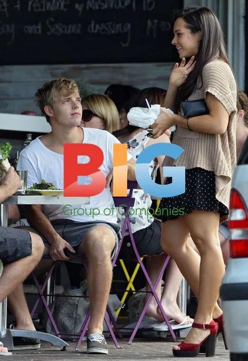 Home and Away actor David Jones Roberts lunches in Sydney