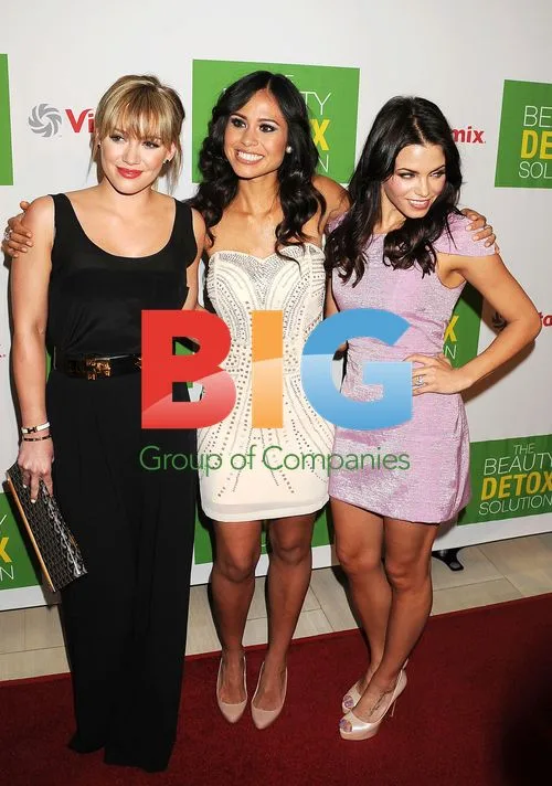 Hilary Duff, Kimberly Snyder and Jenna Dewan-Tatum at book launch