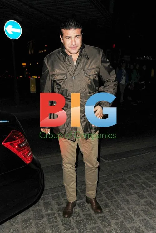 Tamer Hussan at Liz McLarnon's Birthday Party