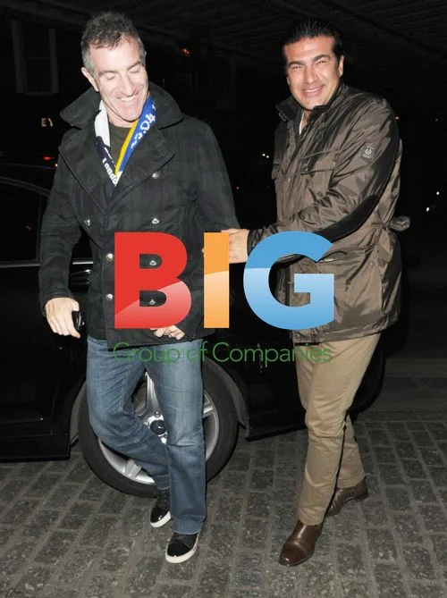 Tamer Hussan at Liz McLarnon's Birthday Party