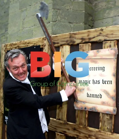Anthony Head and Angel Coulby at 'The Dragon Tower' opening