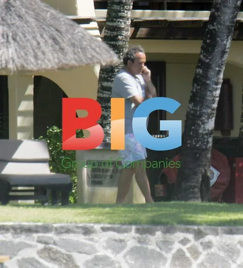 Michel Platini enjoys Caribbean holiday