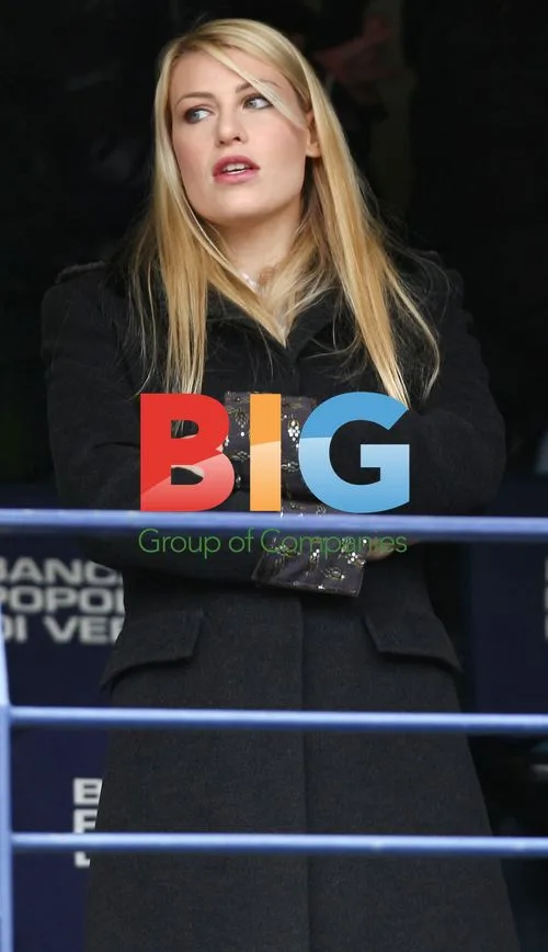 Barbara Berlusconi at Soccer Match