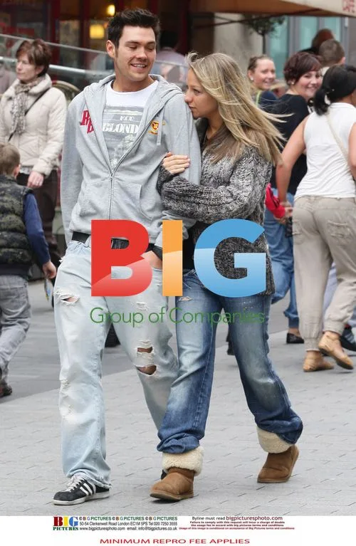 Sam Attwater and Chloe Madeley out ahead of Dancing on Ice Live