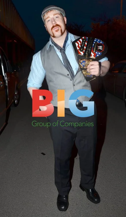 Sheamus Leaving 'Late Show' in Dublin