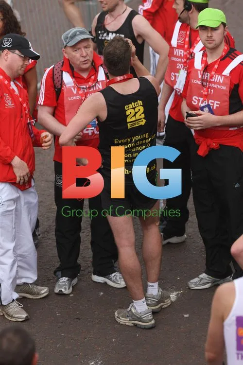 Will Young at Virgin London Marathon