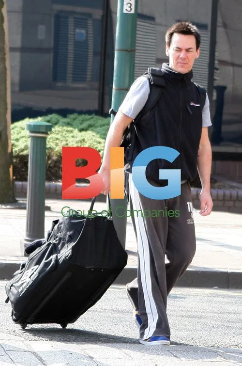 Dave Vitty arrives at Dancing on Ice in Birmingham
