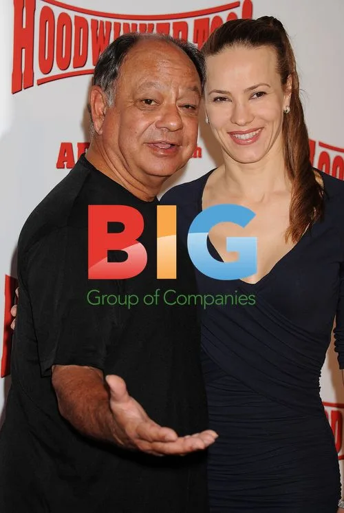 Cheech Marin and Natasha Rubin