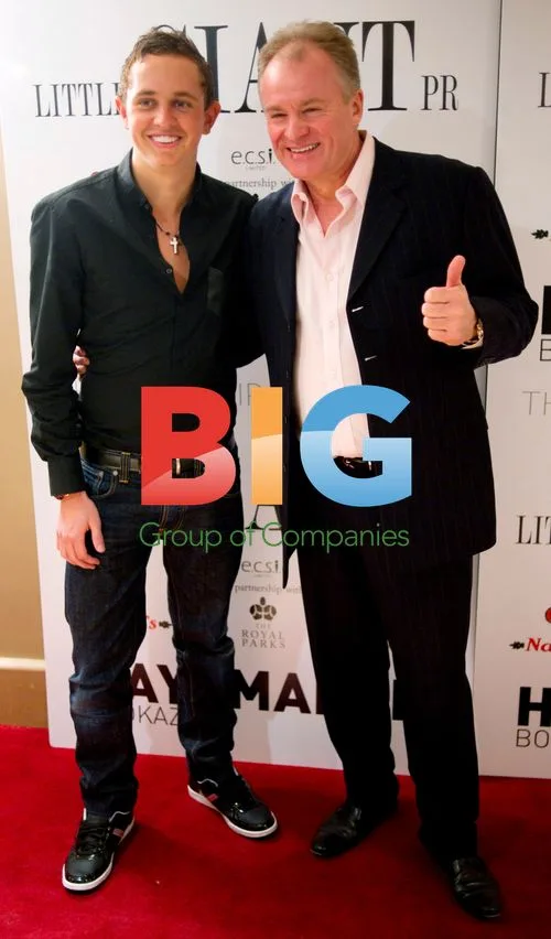 George Lineker and Bobby Davro at Joshua Foundation Gala