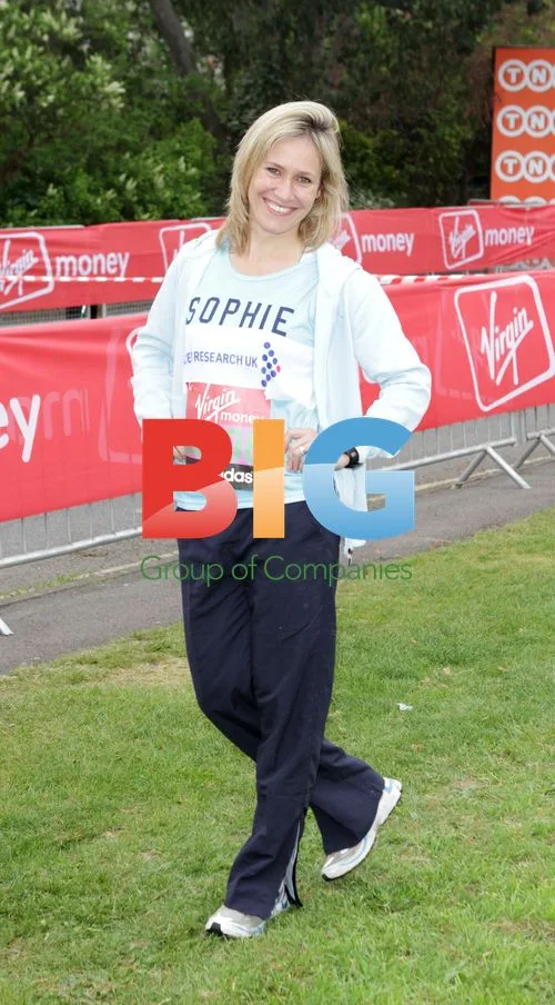Sophie Raworth at Virgin London Marathon