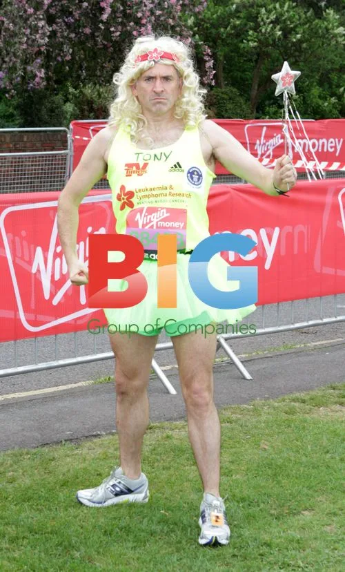Tony Audenshaw at London Marathon