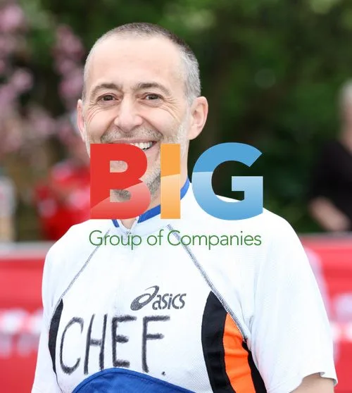 Michel Roux Jr at London Marathon