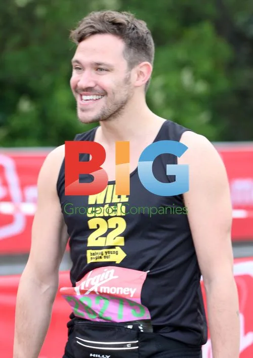 Will Young at London Marathon