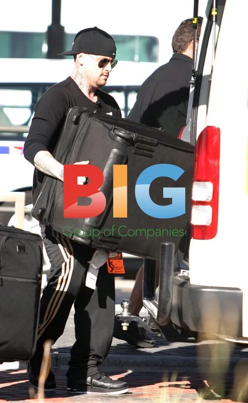 Joel Madden and Benji Madden Arrive for Perth Concert