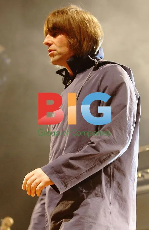 Liam Gallagher on Stage with Beady Eye