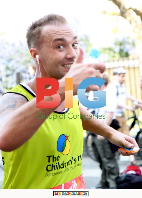 Calum Best Runs London Marathon