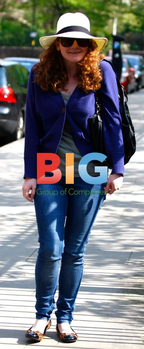 Jennie McAlpine on Coronation Street Set