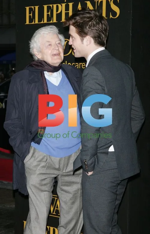 Robert Pattinson and Hal Holbrook at "Water for Elephants" Premiere