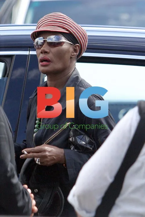 Grace Jones Departs Perth Airport