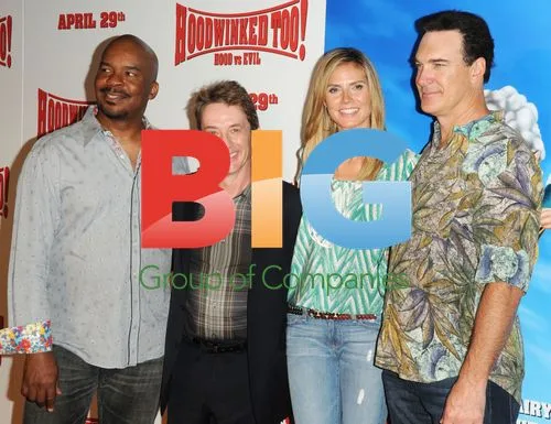 Heidi Klum, David Alan Grier, Martiin Short and Patrick Warburton at 'HOODWINKED TOO!' Premiere
