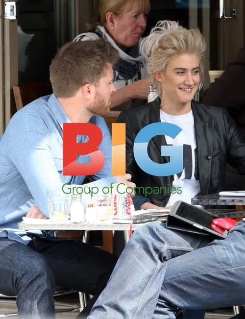The X Factor's Katie Waissel with T4's Rick Edwards