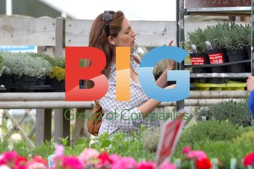 Kelly Brook Shops for Herbs at Garden Center