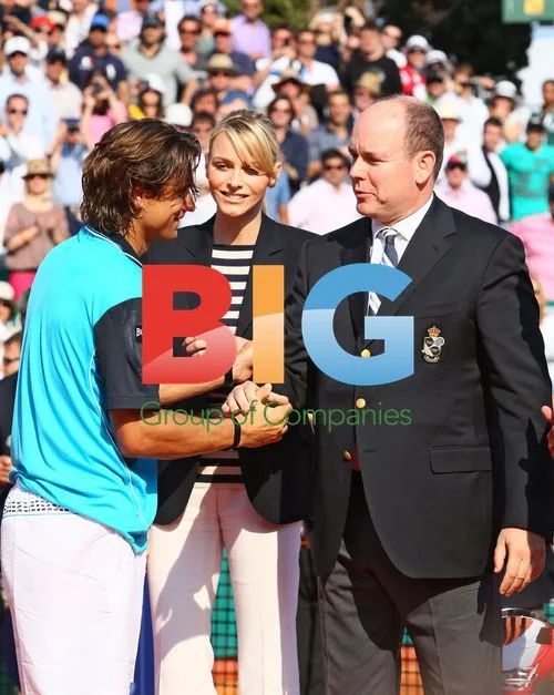 Prince Albert and Charlene Wittstock at Monte-Carlo Rolex Masters