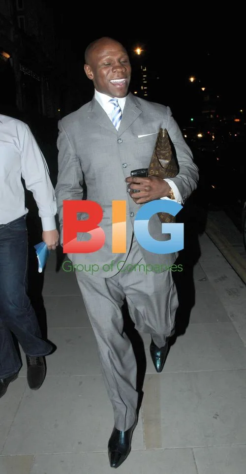 Chris Eubanks Arriving at Hotel in London
