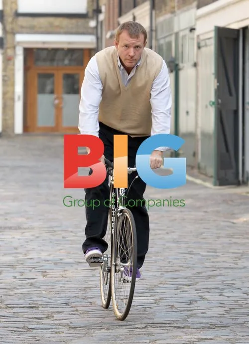 Guy Ritchie Spotted on Bike in London