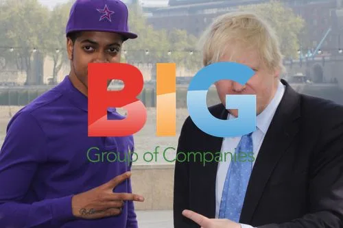 Boris Johnson and Chipmunk at Mayors Rhythm Event