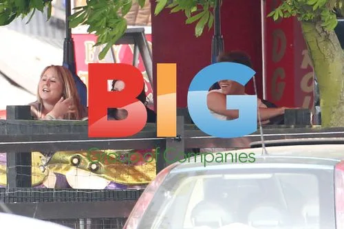 TOWIE Cast on Fairground Ride